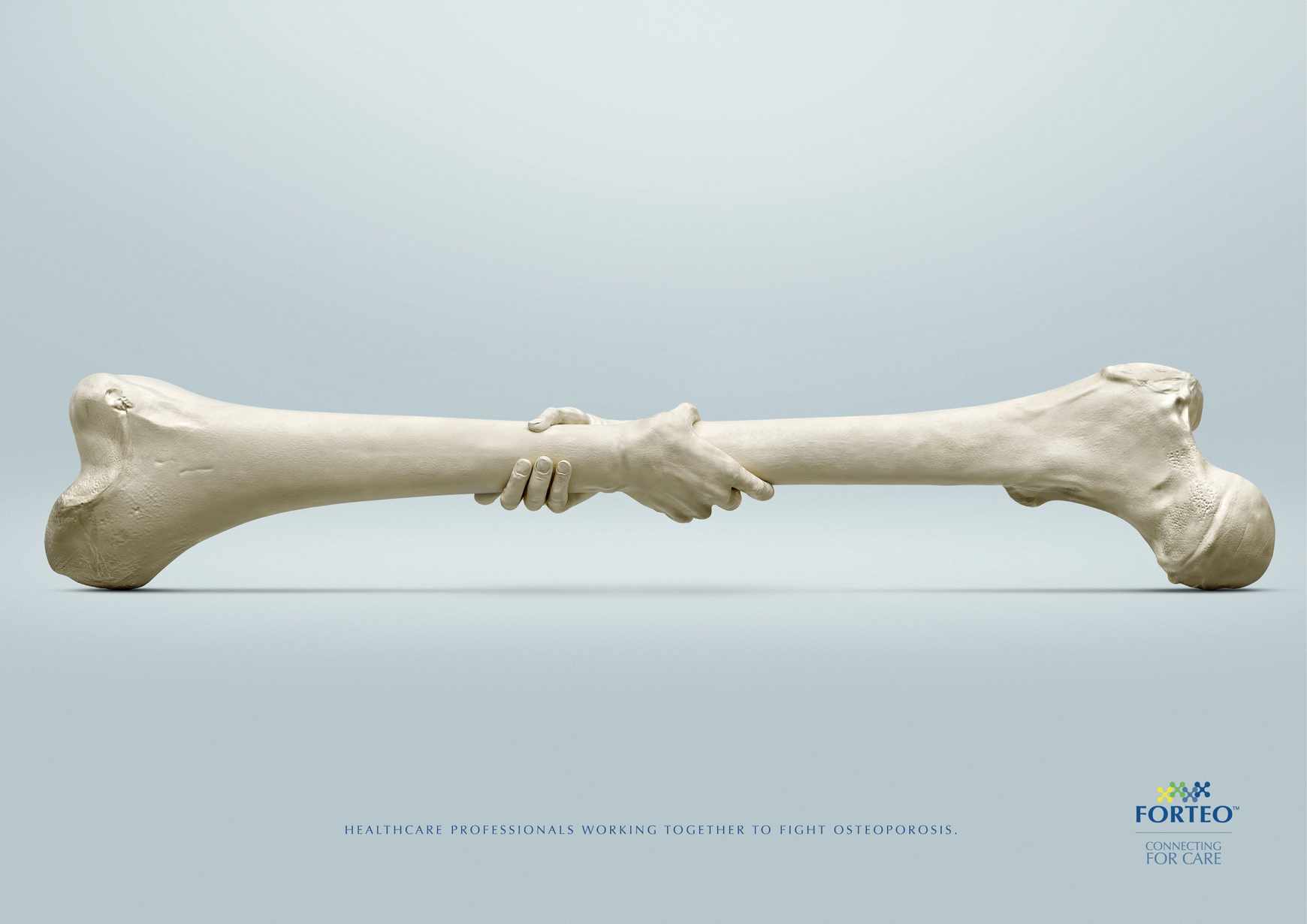 上海尚略廣告設計公司分享：Forteo 治療骨質疏松平面廣告創意設計