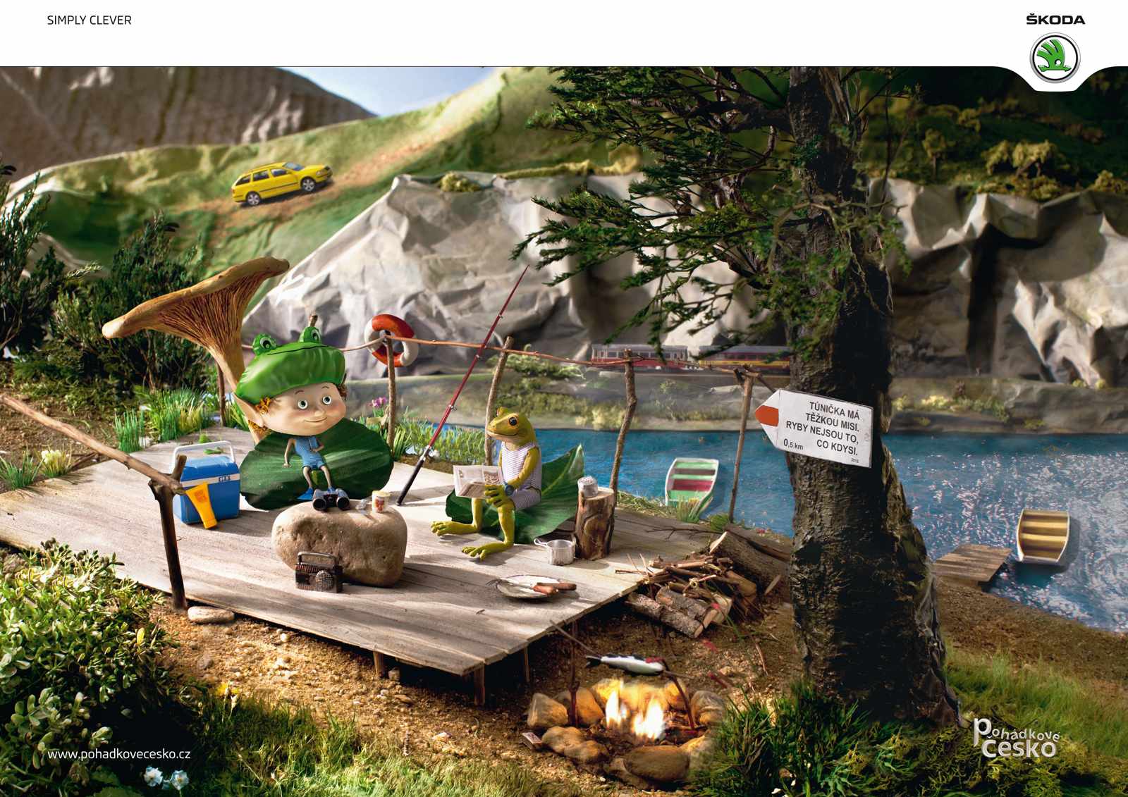 斯柯達汽車平面廣告創意設計佳作欣賞7