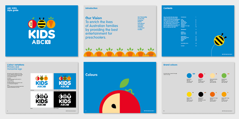 ABC KIDS 幼教logo設計品牌形象設計vi設計