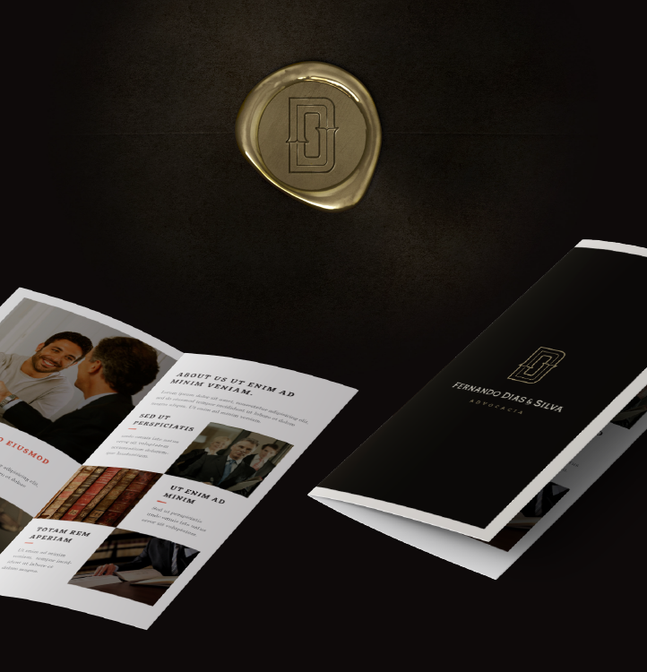 上海標志設計公司分享Dias & Silva 律師事務所公司標志設計企業VI形象設計7