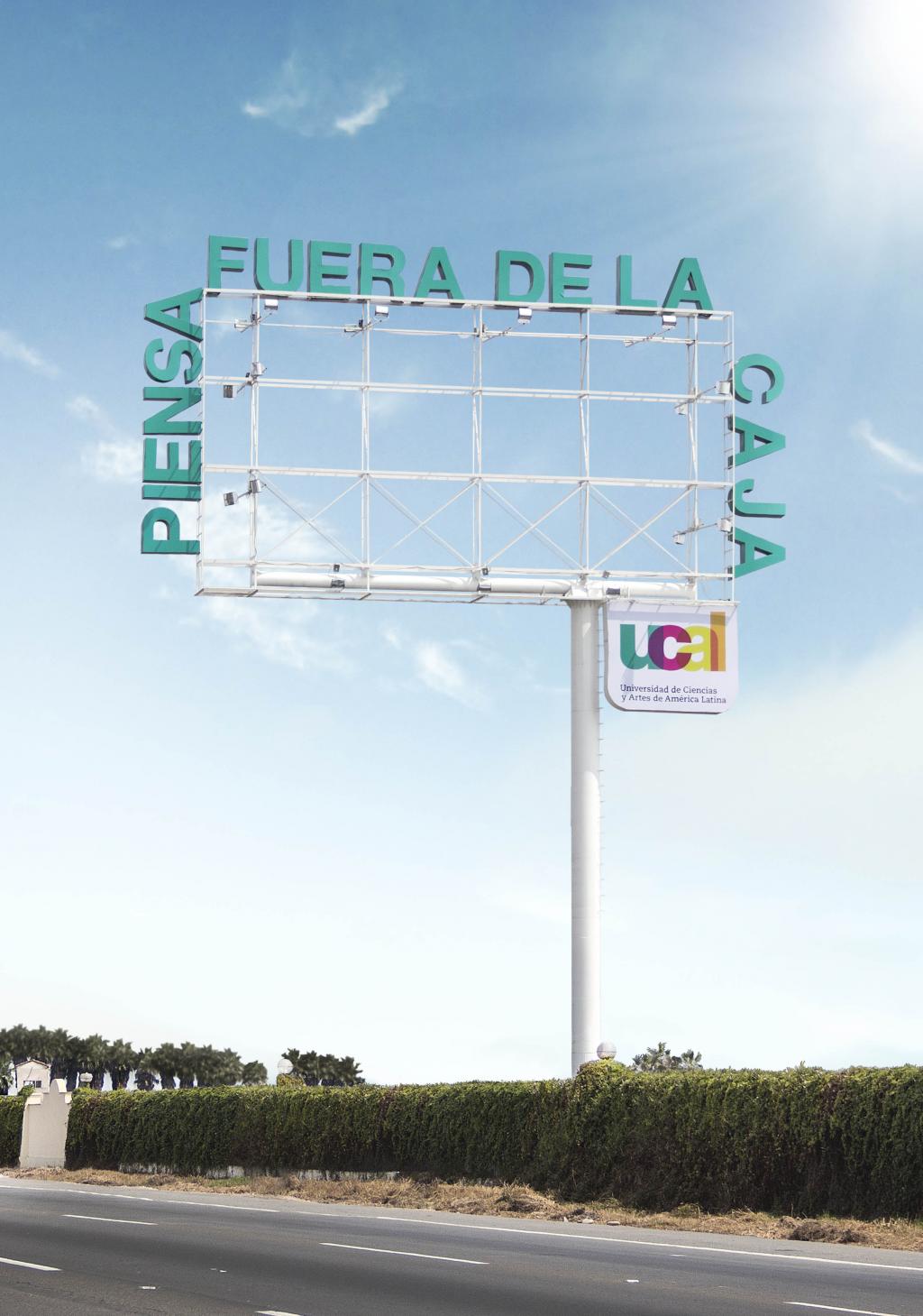 上海廣告設計公司國外廣告欣賞：秘魯UCAL大學創意戶外廣告
