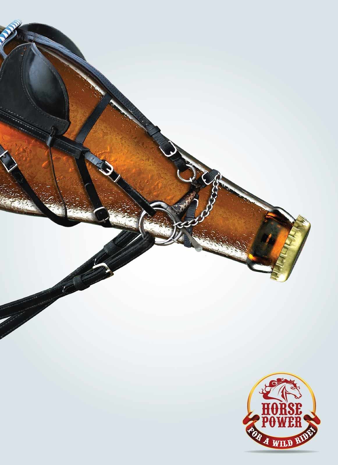 Horse Power 啤酒平面廣告創意設計-上海廣告設計公司國外廣告欣賞1