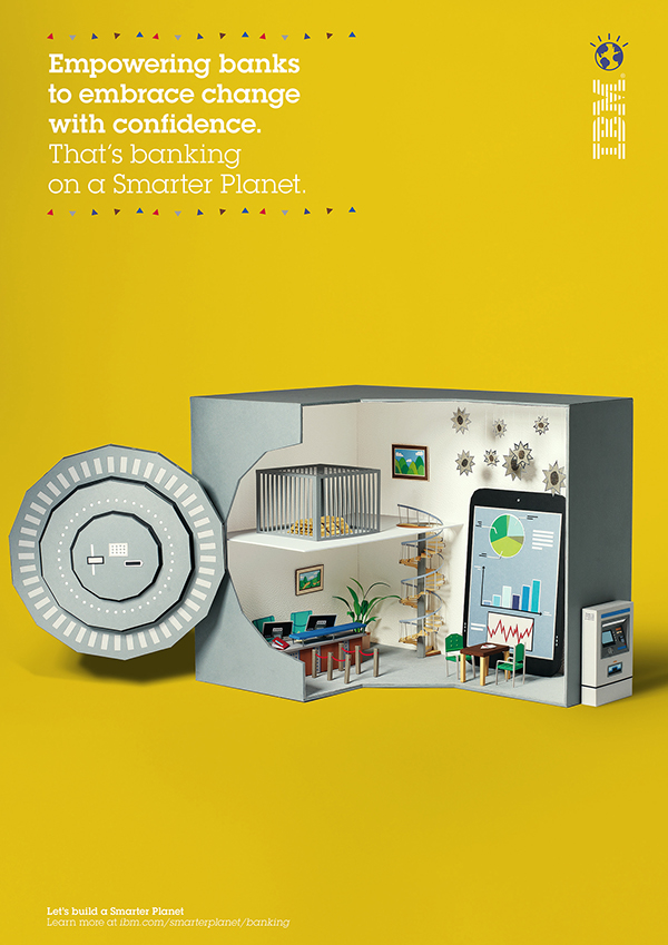IBM 改善商業(yè)平面創(chuàng)意廣告海報設(shè)計空間篇-上海廣告設(shè)計公司國外廣告欣賞3