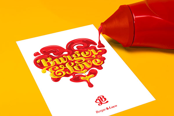 Burger&Love 漢堡快餐餐廳品牌形象設(shè)計(jì)17