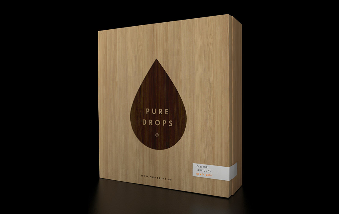 Pure Drops 紅酒包裝設計插畫版-上海包裝設計公司國外包裝設計欣賞9