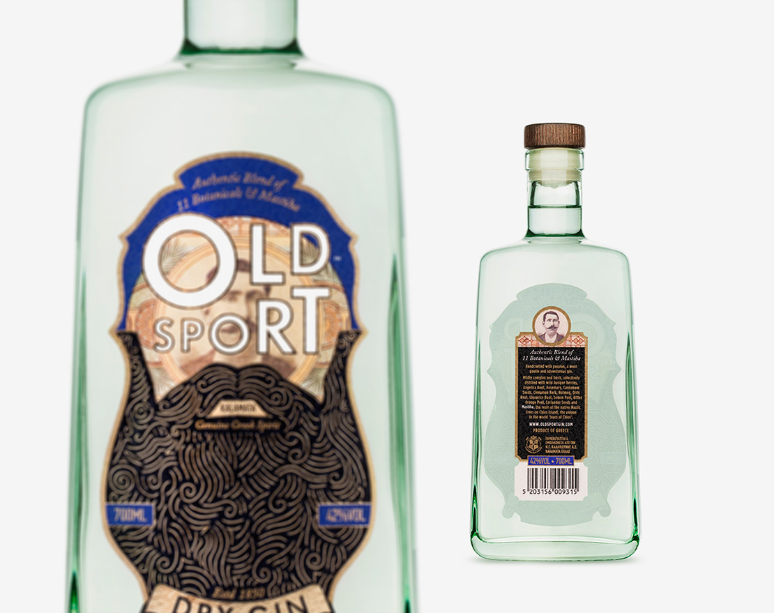 尚略上海包裝設計公司分享：Old Sport 松子酒大胡子包裝設計5