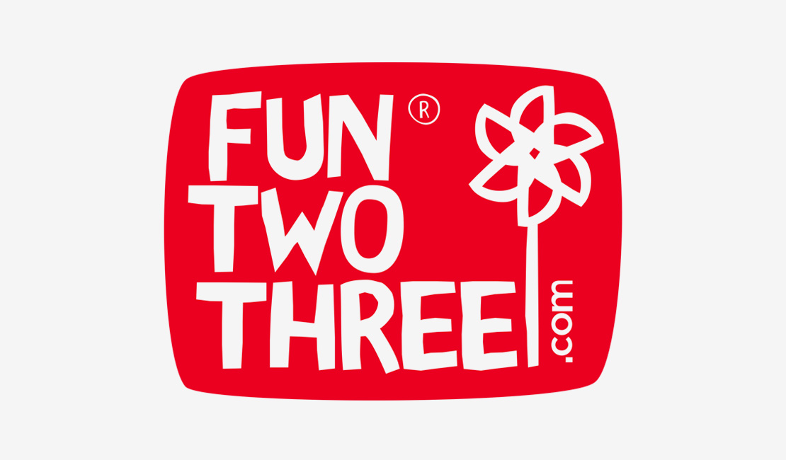 FunTwoThree 兒童網(wǎng)站標(biāo)志設(shè)計-上海平面設(shè)計公司設(shè)計推薦