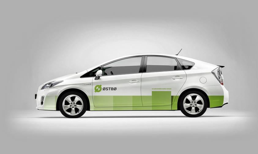 ?stb? 垃圾處理與循環利用公司標志設計品牌VI形象設計12-汽車VI應用設計