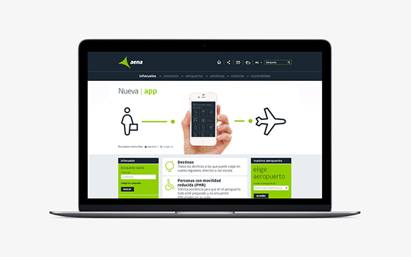 Aena 航空導航與客戶服務品牌識別設計導航圖標設計15