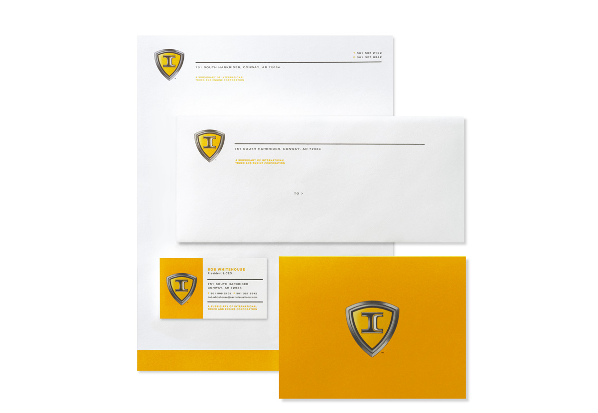 INTERNATIONAL卡車品牌標志設計VI設計8