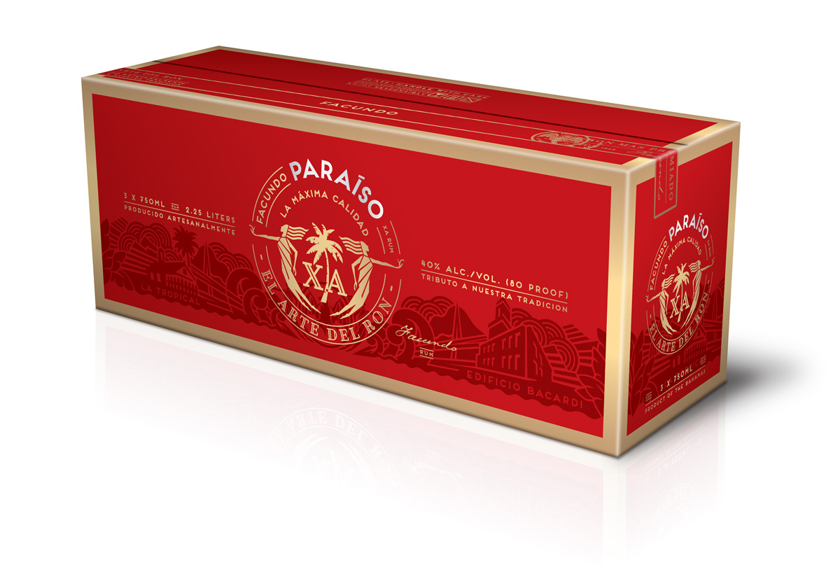 BACARDI 百加得朗姆酒包裝盒設計-上海包裝設計公司國外包裝設計欣賞15