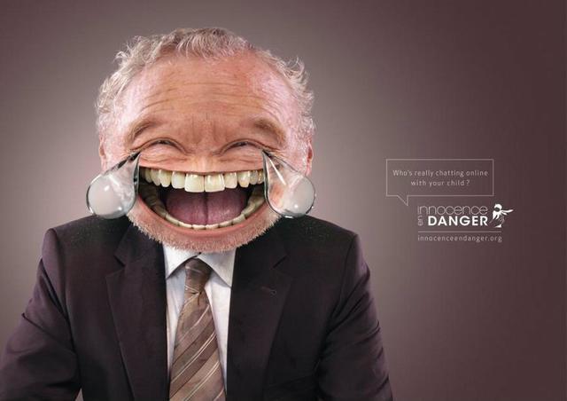 Innocence en Danger非盈利組織平面廣告1-上海廣告設計公司 http://m.fc1937.com/