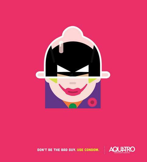 Aquatro安全套平面廣告創意設計1