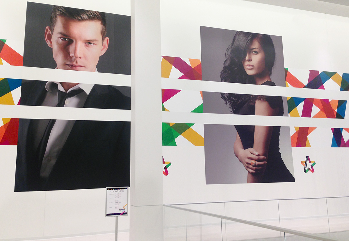 美國購物中心標志設計品牌VI形象設計7-海報設計-上海品牌策劃設計公司