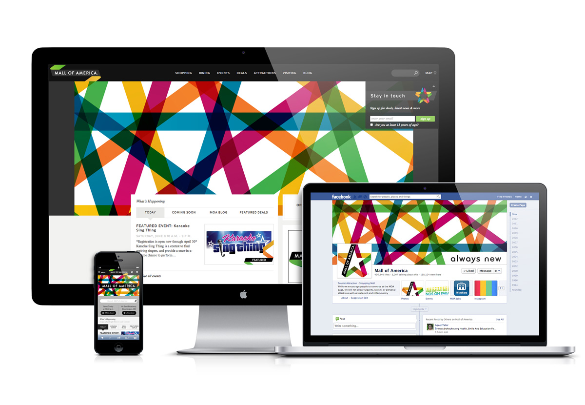 美國購物中心標志設計品牌VI形象設計8-網站風格策劃設計-上海品牌策劃設計公司