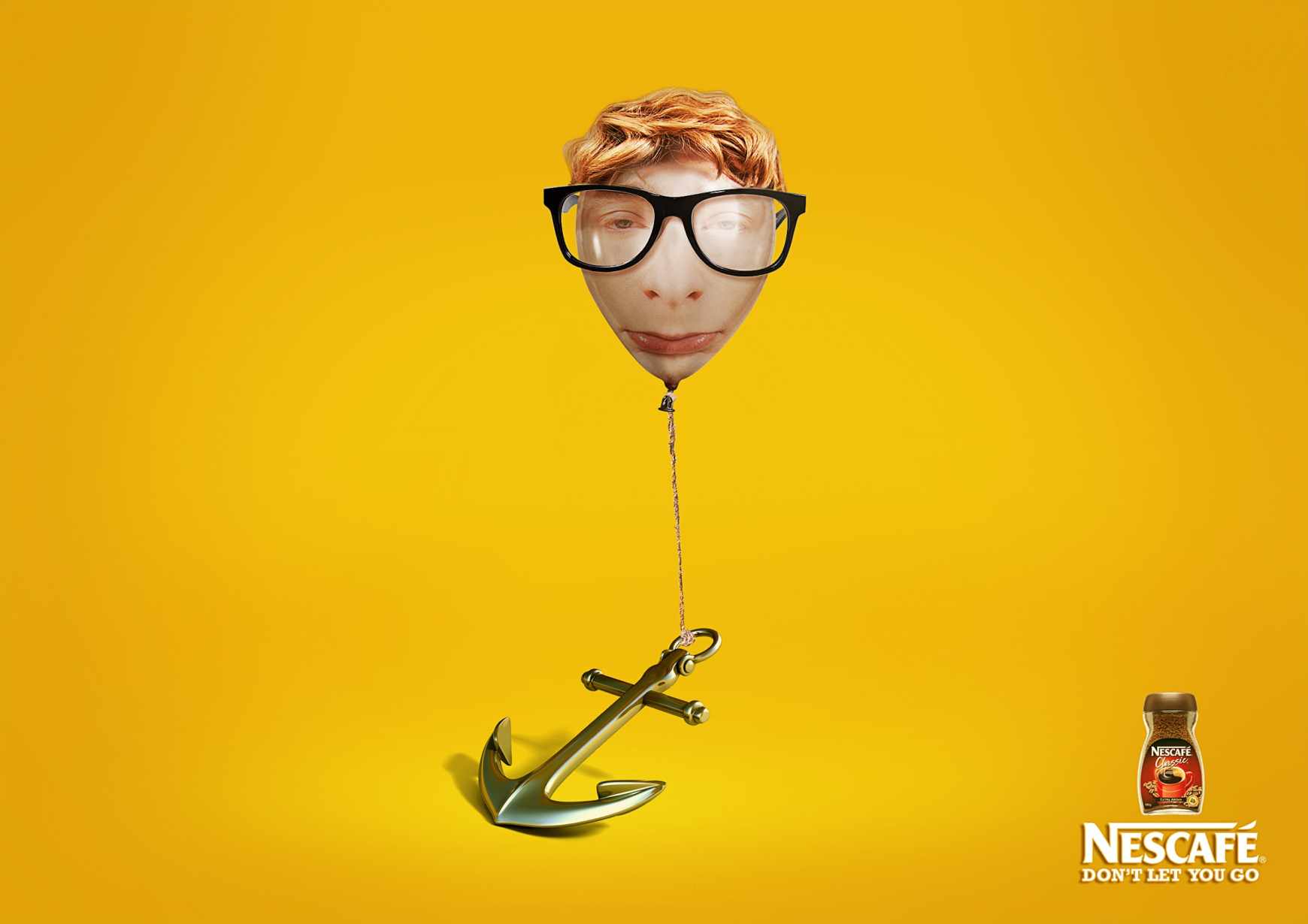 上海廣告設計公司分享雀巢咖啡飲品創意平面廣告設計3-錨篇