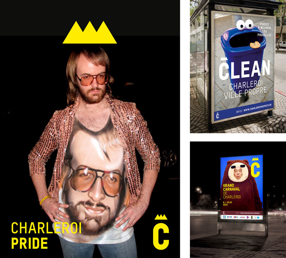 上海品牌策劃設計公司分享比利時Charleroi城市旅游品牌形象設計8-海報設計