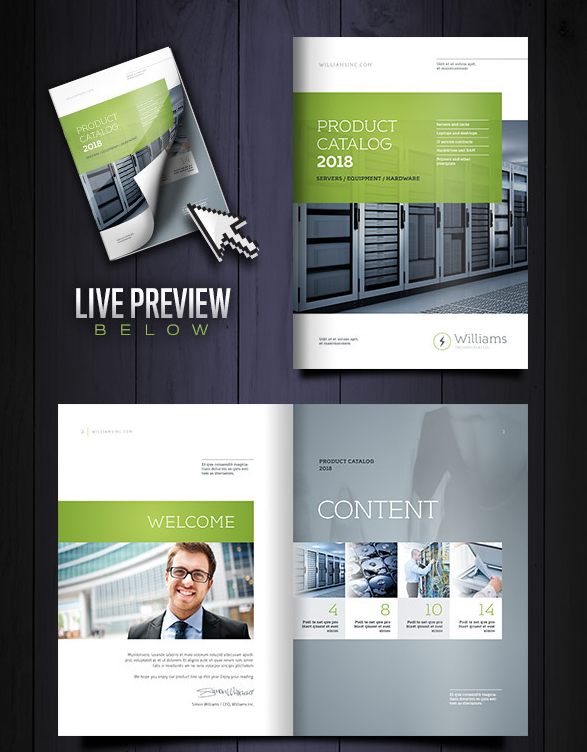 上海樣本設計公司分享Williams 電腦服務器設備產品樣本設計3