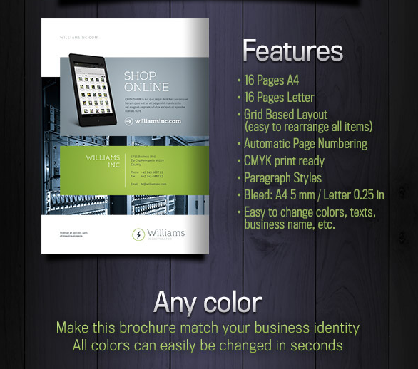 上海樣本設計公司分享Williams 電腦服務器設備產品樣本設計7