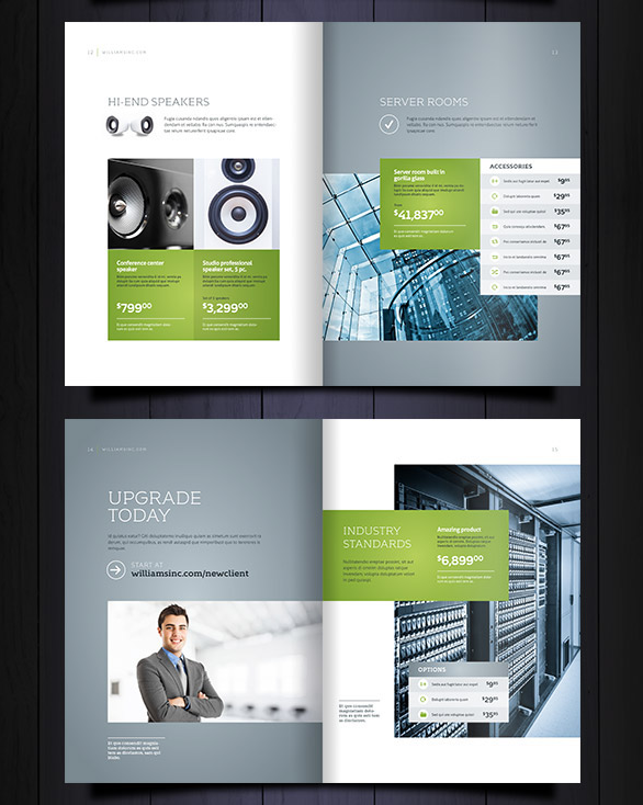 上海樣本設計公司分享Williams 電腦服務器設備產品樣本設計6