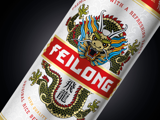 上海包裝設計公司設計欣賞：喜力飛龍啤酒包裝設計1