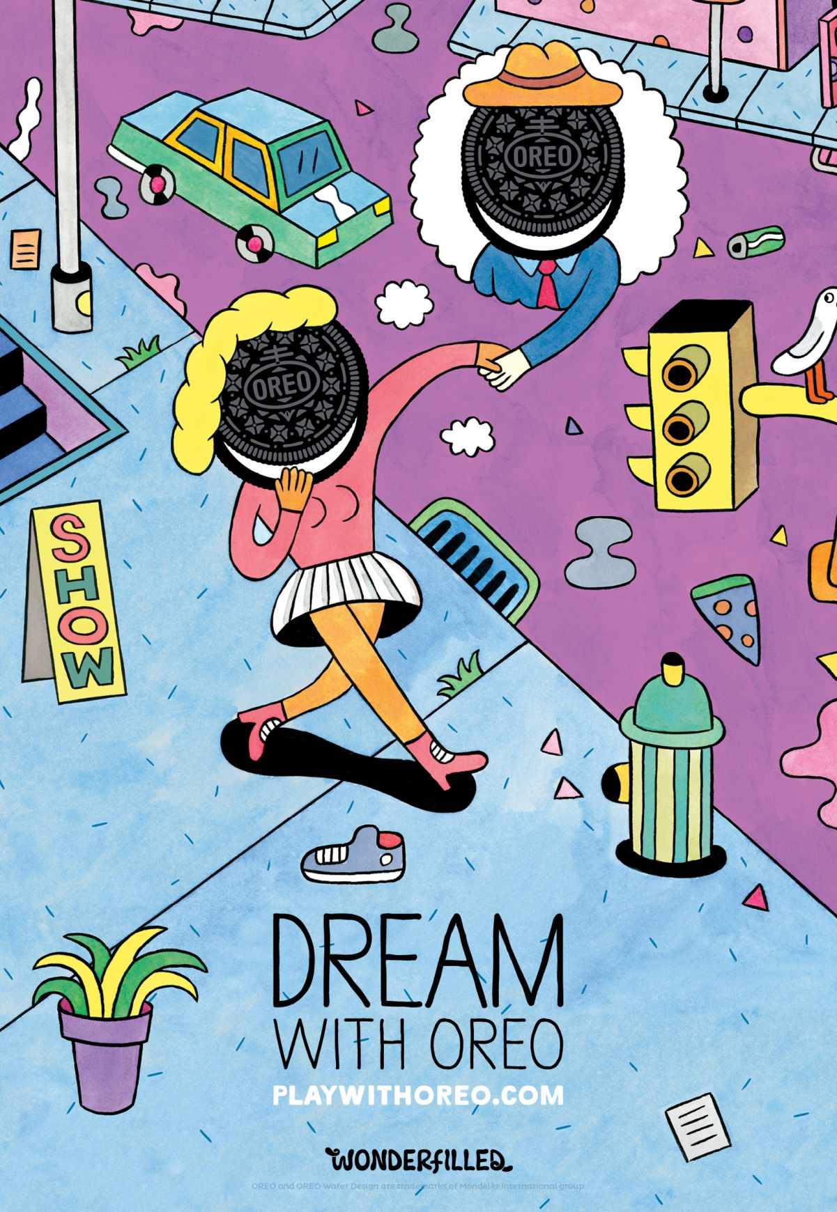 上海廣告設(shè)計(jì)公司國外廣告欣賞：奧利奧餅干藝術(shù)平面創(chuàng)意廣告設(shè)計(jì)1