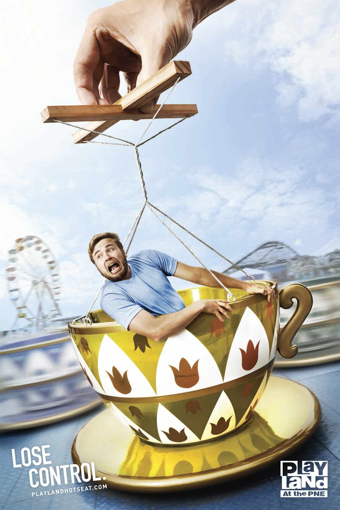 上海廣告設計公司分享Playland游樂場失去控制篇平面廣告創意設計1