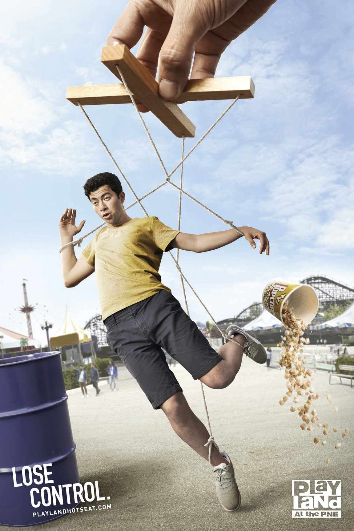 上海廣告設計公司分享Playland游樂場失去控制篇平面廣告創意設計3