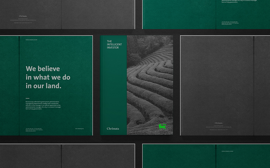 上海品牌策劃設計公司分享：Chrimata投資咨詢公司品牌形象設計VI設計3-宣傳冊設計