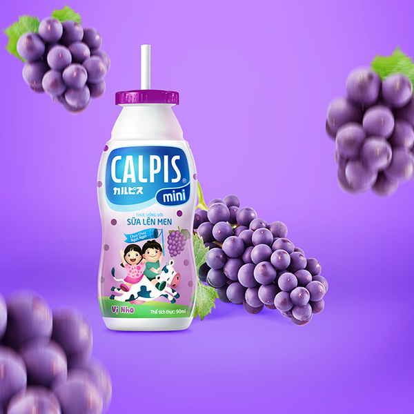 上海尚略包裝設計公司設計欣賞：Calpis 兒童酸奶牛奶包裝設計5