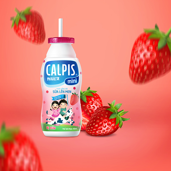 上海尚略包裝設計公司設計欣賞：Calpis 兒童酸奶牛奶包裝設計4