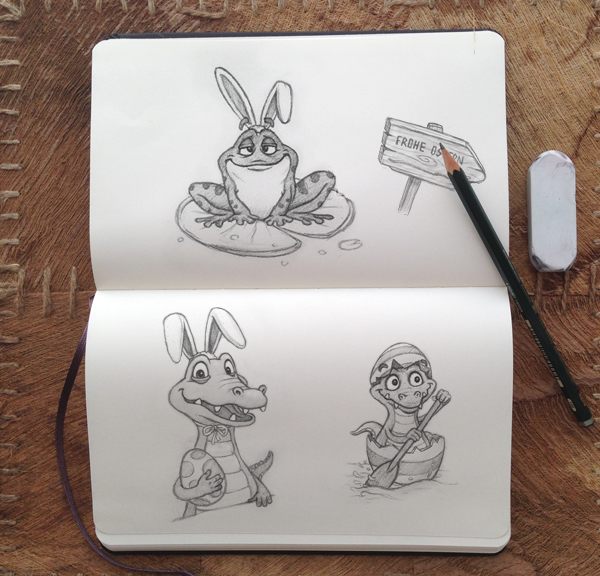 Toffifee 妃巧克力與杏仁奶油夾心軟糖鱷魚兔子小雞手繪卡通形象設計2