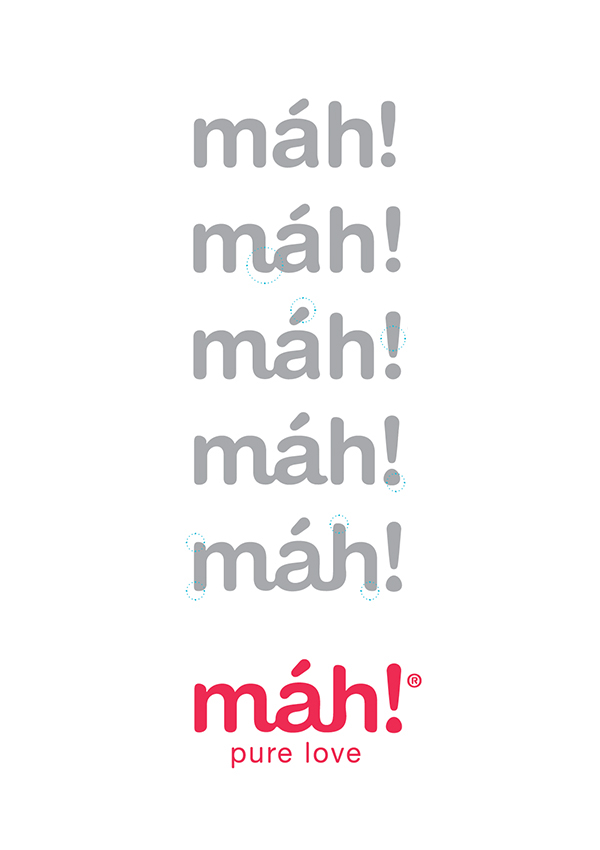 Máh兒童奶粉營養品標志設計2