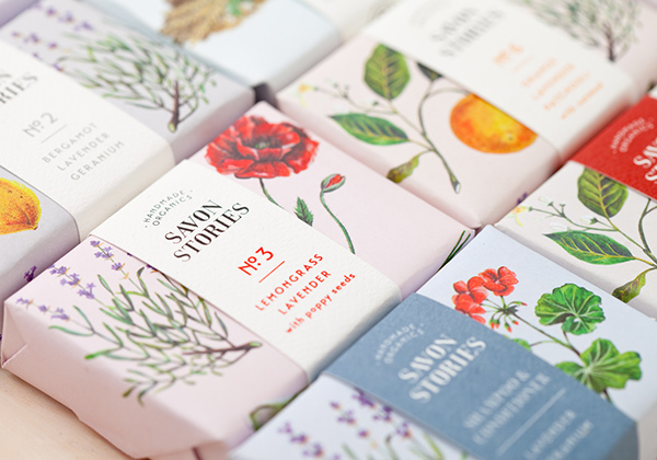 Savon Stories手工肥皂精油品牌標(biāo)志設(shè)計包裝設(shè)計6