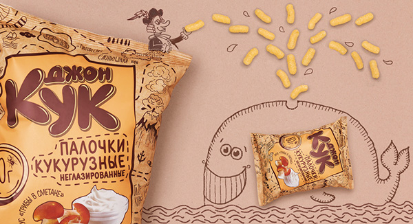 John Cook 休閑食品品牌命名標志設計包裝設計5