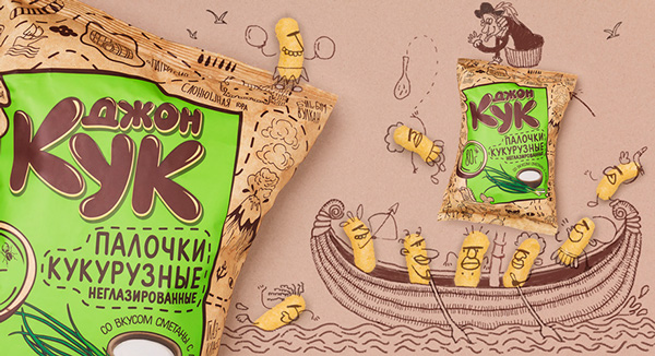 John Cook 休閑食品品牌命名標志設計包裝設計4