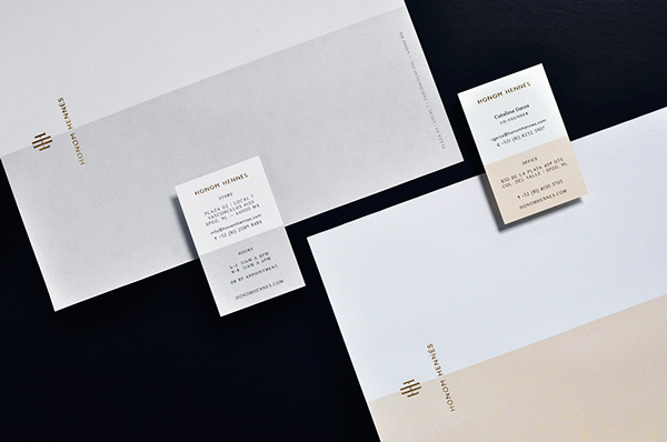 Honom Hennés 定制服飾品牌標志設計VI設計2