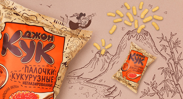 John Cook 休閑食品品牌命名標志設計包裝設計2