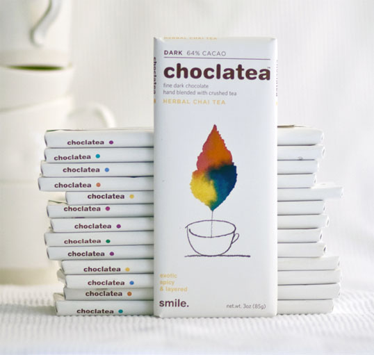 尚略上海包裝設(shè)計公司設(shè)計佳作：Choclatea水彩插畫茶葉包裝設(shè)計2