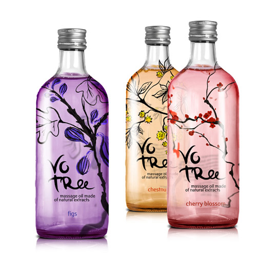 上海包裝設計公司分享：votree按摩精油包裝設計2