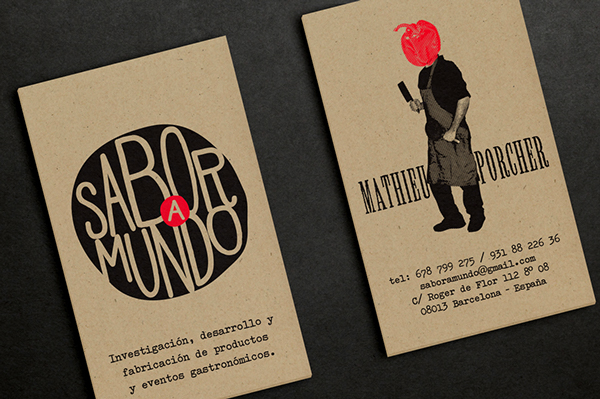 SABOR A MUNDO餐廳品牌形象設計4