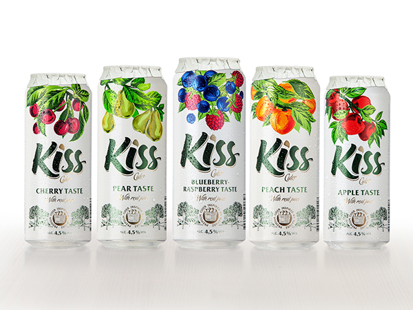 上海包裝設計公司設計推薦：Kiss Cider 果酒包裝設計3