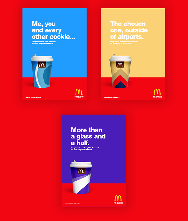 麥當勞飲料杯插圖設計-上海平面設計公司設計欣賞6