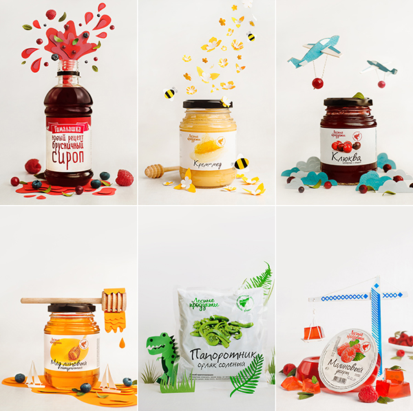 Paper honey 天然蜂蜜包裝設(shè)計海報設(shè)計1