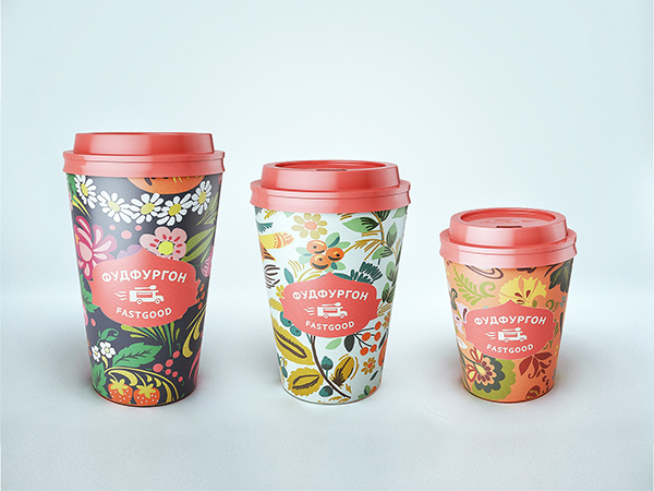 FoodFurgon 奶茶速飲餐車品牌形象設計VI設計3