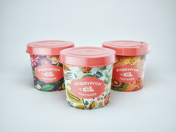 FoodFurgon 奶茶速飲餐車品牌形象設計VI設計5