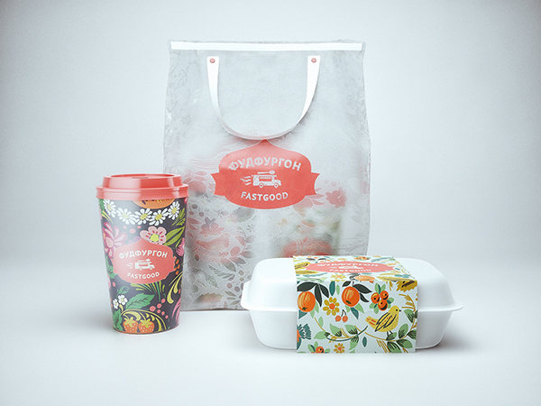 FoodFurgon 奶茶速飲餐車品牌形象設計VI設計4