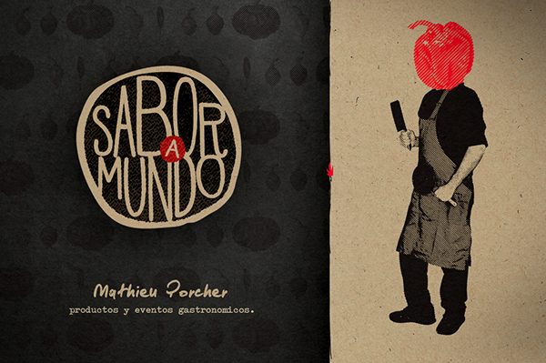 SABOR A MUNDO餐廳品牌形象設計1