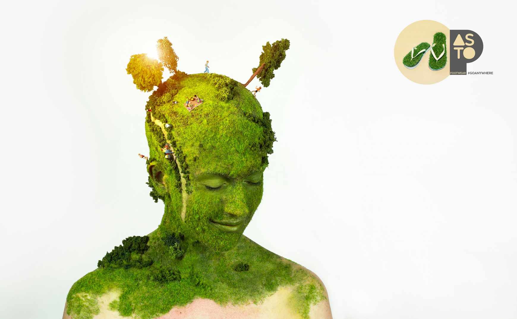 Pasto服飾鞋子平面廣告創意設計1-自行車運動