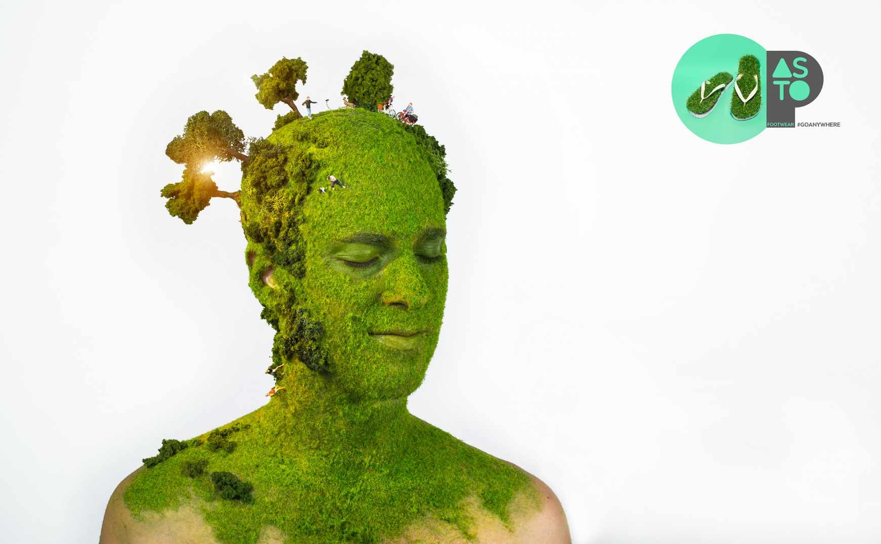 Pasto服飾鞋子平面廣告創意設計3-野餐